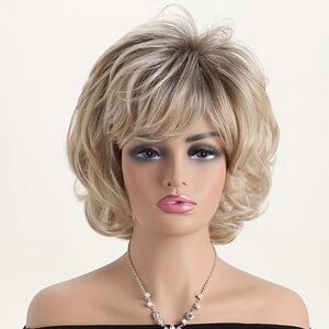 Stylish Blonde Women's Wig
